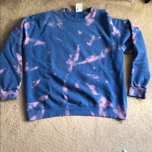 Custom Vintage Nike Bleach Dye Crewneck